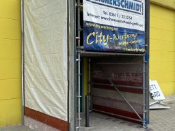 Saalfeld MEDIMAX Schutzeingang